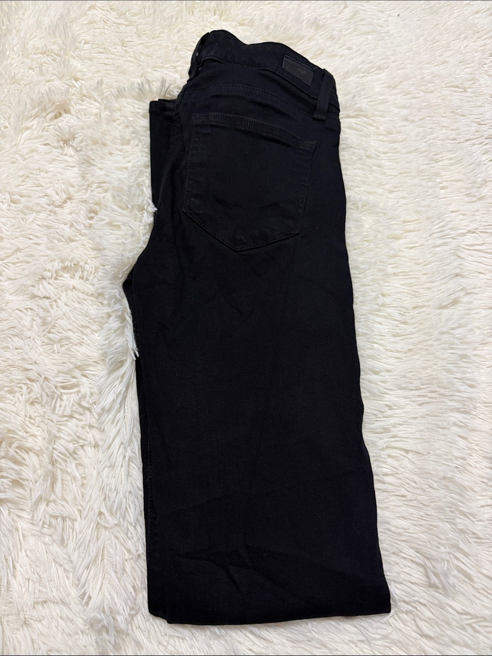 PAIGE Black Manhattan Jeans - Picture 2 of 6